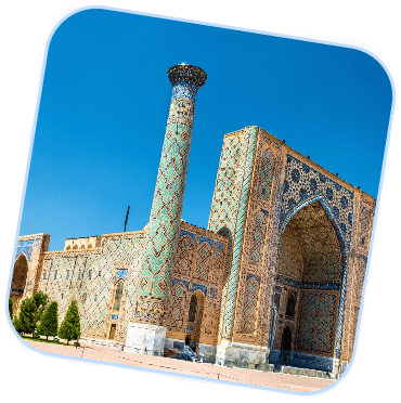 ulugh beg madrasah registan square samarkand uzbekistan 2