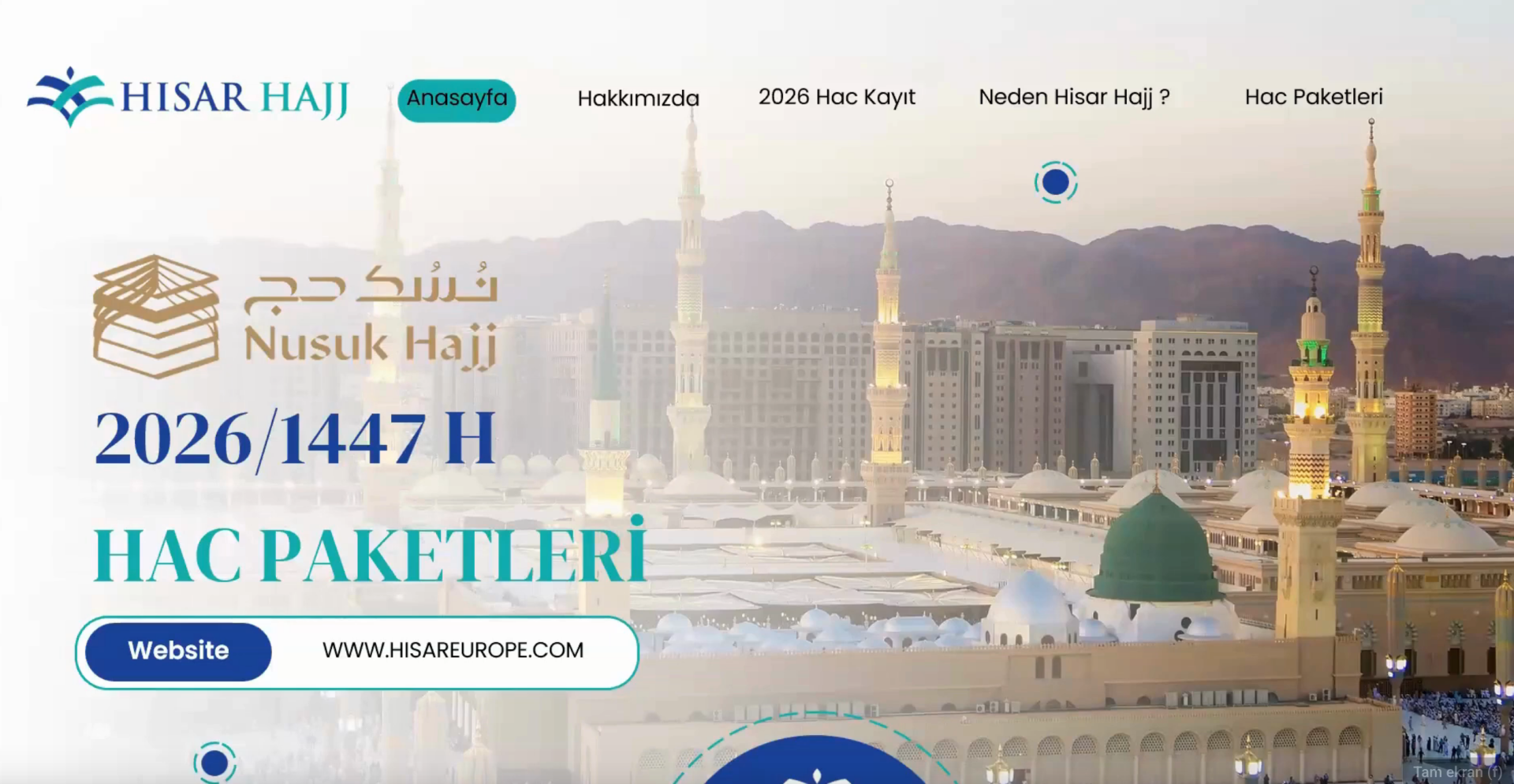  2026 Hajj Seminar | Hajj Preparations and Hisar Europe Packages 